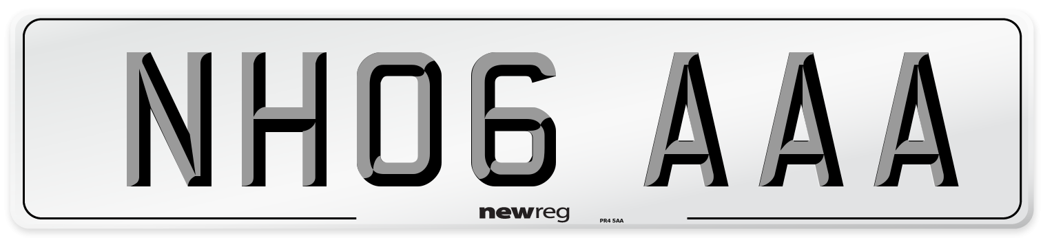 NH06 AAA Number Plate from New Reg